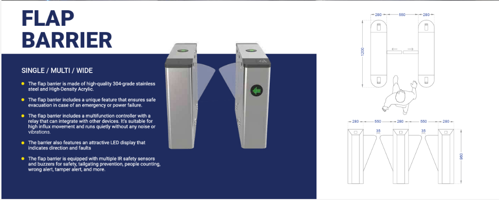 Flap Barrier Engineering